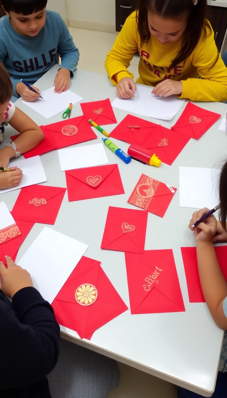 25 Fun Chinese New Year Activities for Families to Enjoy Together (Make Memories!) - 5. Red Envelope Crafting