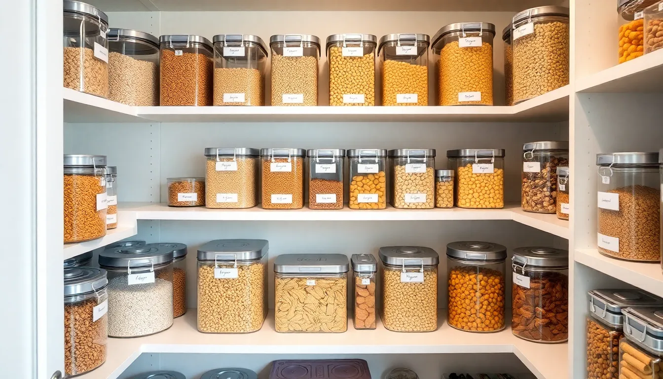 15 Kitchen Organization Hacks That'll Transform Your Space (You'll Love #6!) - 4. Clear Storage Containers