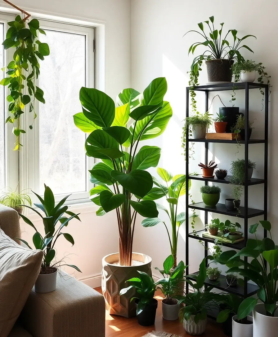 15 Apartment Styling Hacks for a Modern Eclectic Vibe (You Won't Believe #8!) - 7. Add Plants for Life