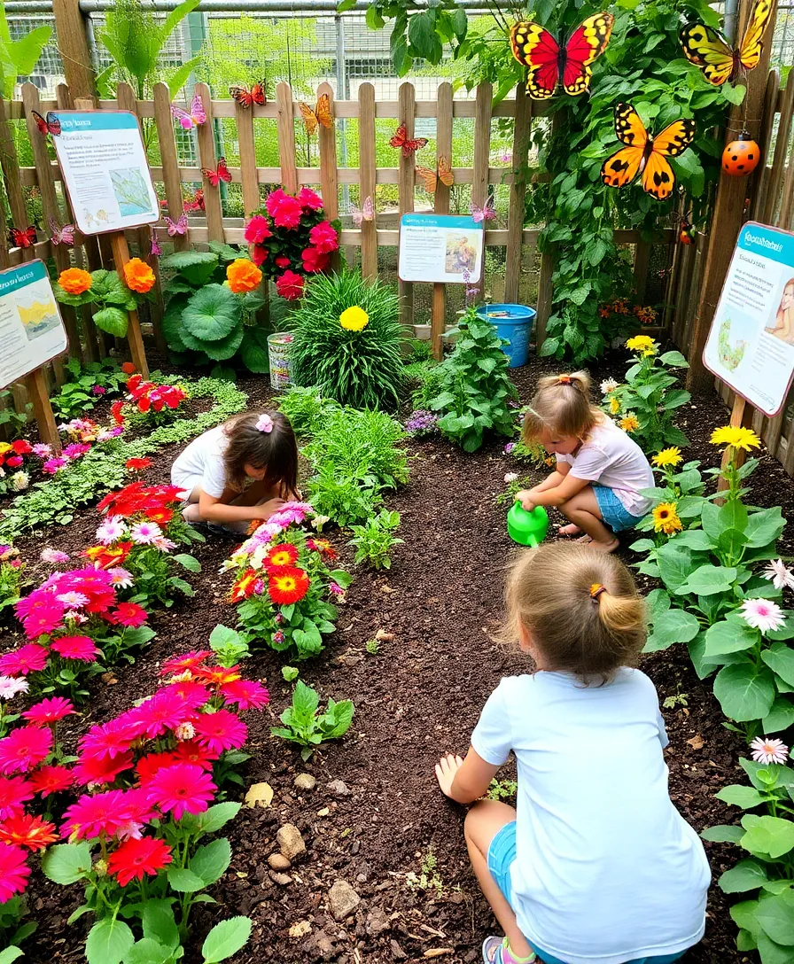 21 Creative Kids Outdoor Play Area Ideas That Will Encourage Imagination (Wait Until You See #7!) - 9. Garden Exploration Zone