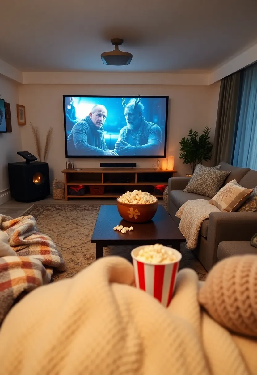 10 Cozy Self Care Winter Rituals That Will Transform Your Chill Time! - 8. Enjoy a Cozy Movie Night