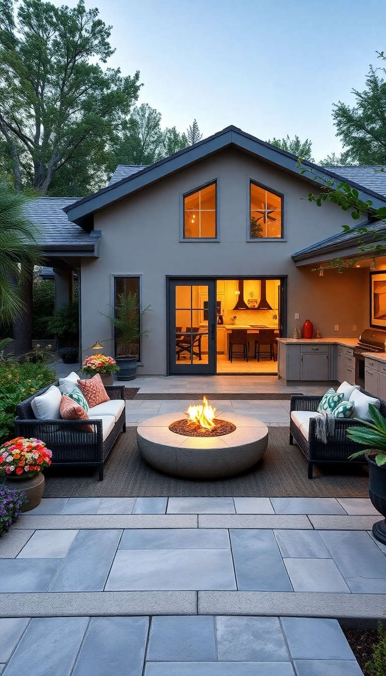 21 Modern Ranch Houses You’ll Love (Prepare to Be Inspired by #4!) - 4. Outdoor Living Spaces