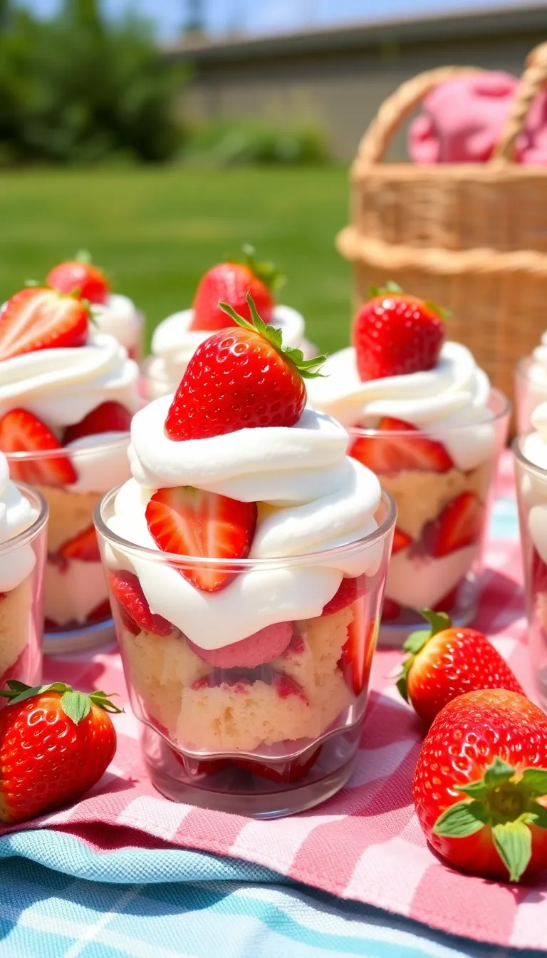 12 No-Bake Desserts That Are Perfect for Summer (Wait Until You Try #6!) - 8. Strawberry Shortcake Cups