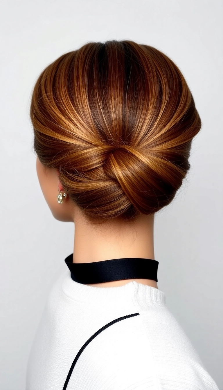 24 Stunning Interview Hairstyles That Will Land You the Job (You Won't Believe #10!) - 23. Simple Twisted Updo