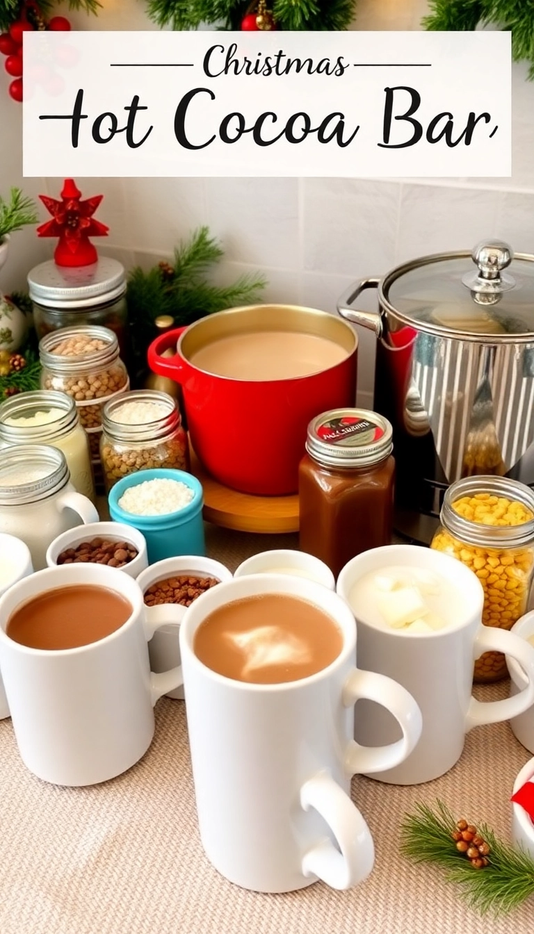 21 Friendsmas Party Ideas That Will Make You the Ultimate Holiday Host (You Won't Believe #14!) - 3. Hot Cocoa Bar