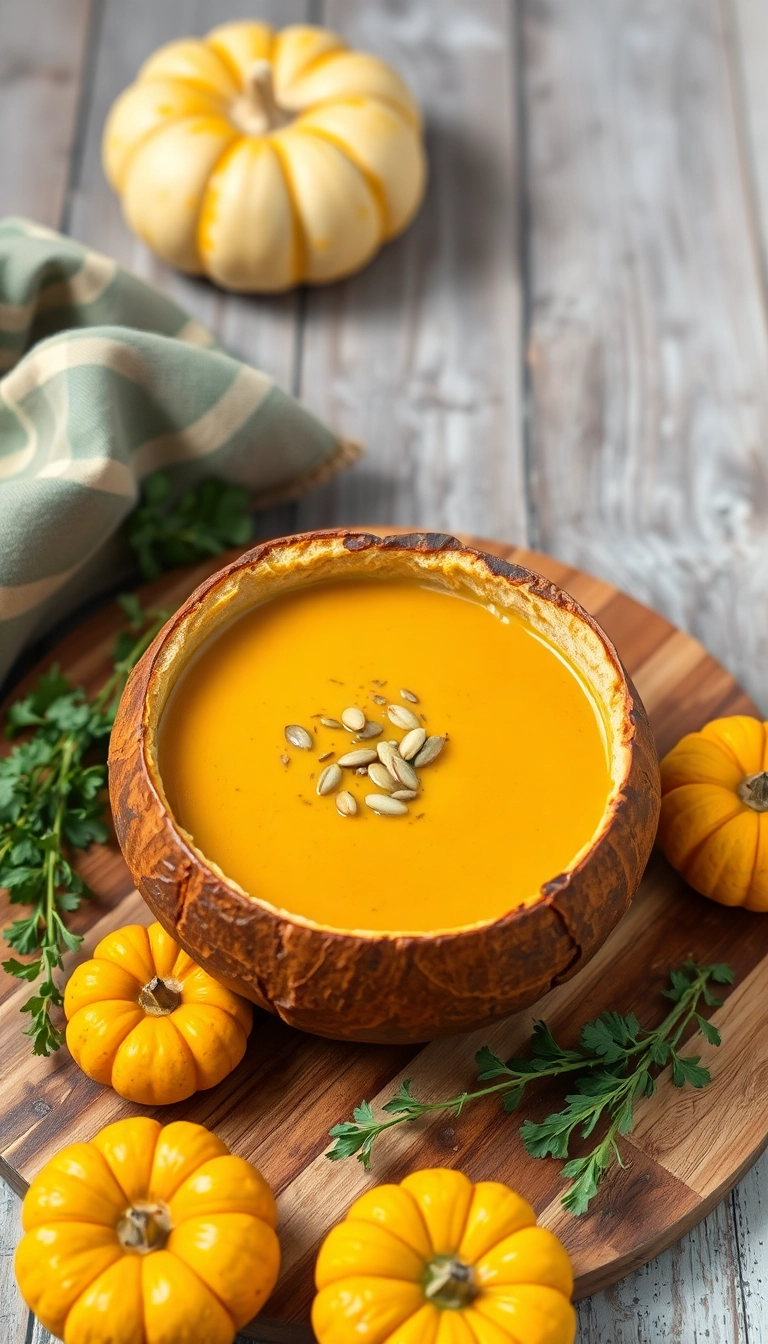 23 Thanksgiving Dinner Ideas That'll Make Your Feast Unforgettable! - 4. Savory Pumpkin Soup