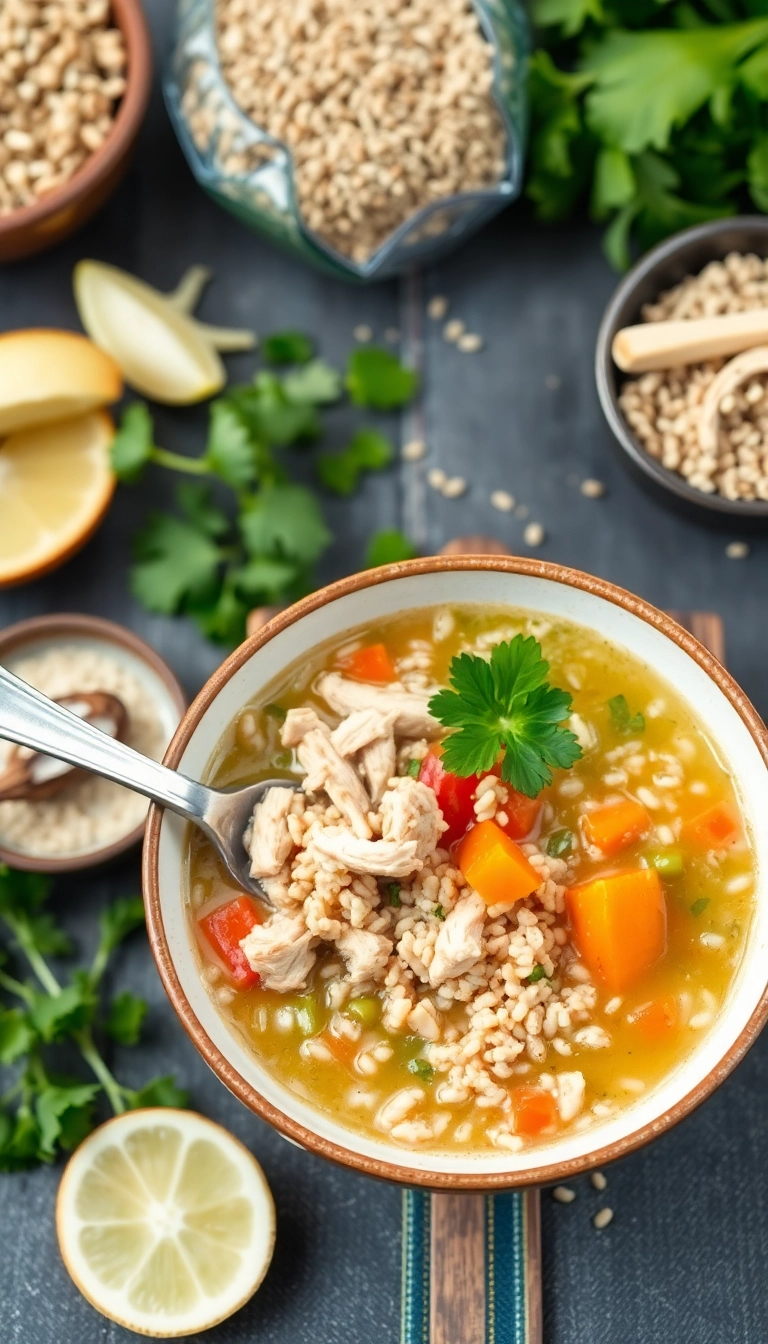 24 Chicken Rice Soup Ideas That'll Warm Your Soul (You Won't Believe #16!) - 9. Chicken Rice Soup with Quinoa