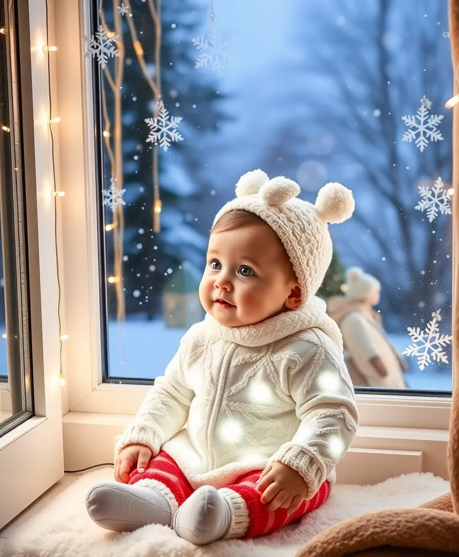 25 Adorable Baby Christmas Outfits That Will Melt Your Heart (Wait Until You See #17!) - 15. Jolly Snowflake Outfit