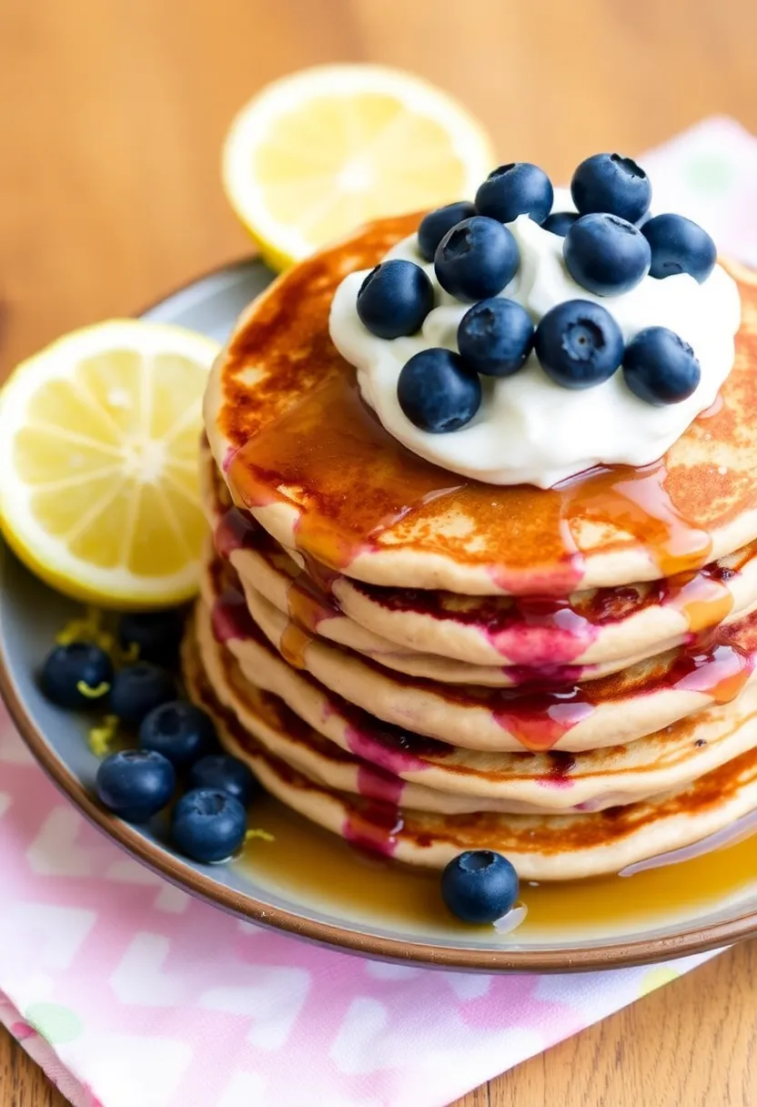 10 Gourmet Breakfast Ideas That Will Make You Feel Like a Chef (Brunch Goals!) - 2. Blueberry Lemon Ricotta Pancakes