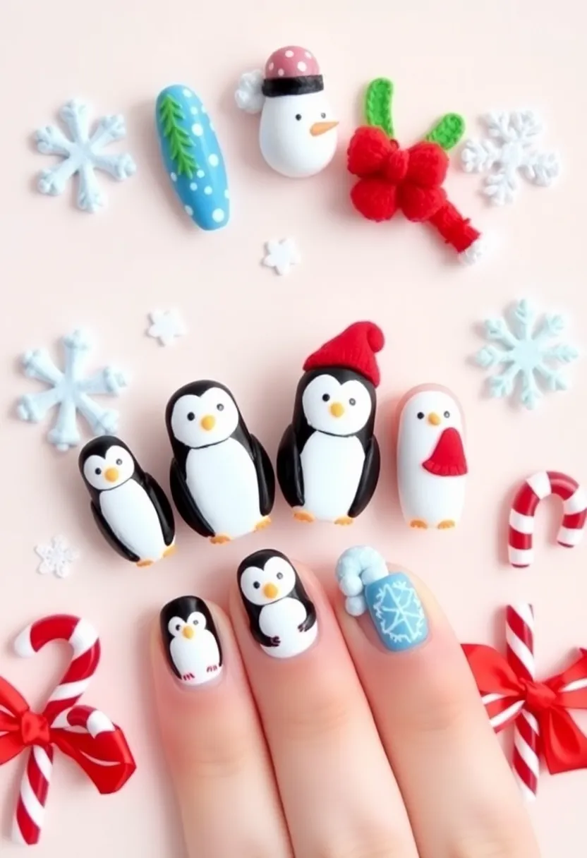 Join the 15-Day January Nails Challenge: 15 Days of Fun Nail Designs! - Day 5: Whimsical Winter Animals