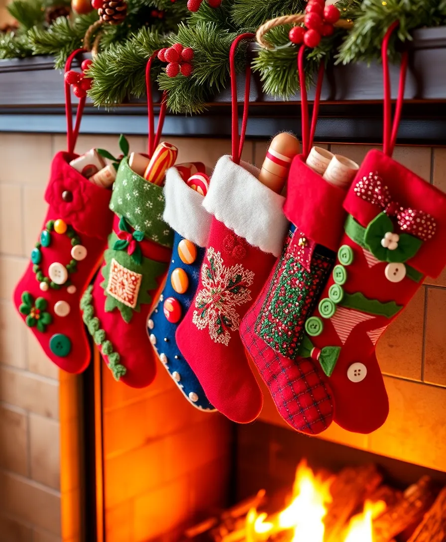 20 Festive Christmas Crafts You Can Make with the Kids (Get Inspired by #9!) - 8. Felt Christmas Stockings