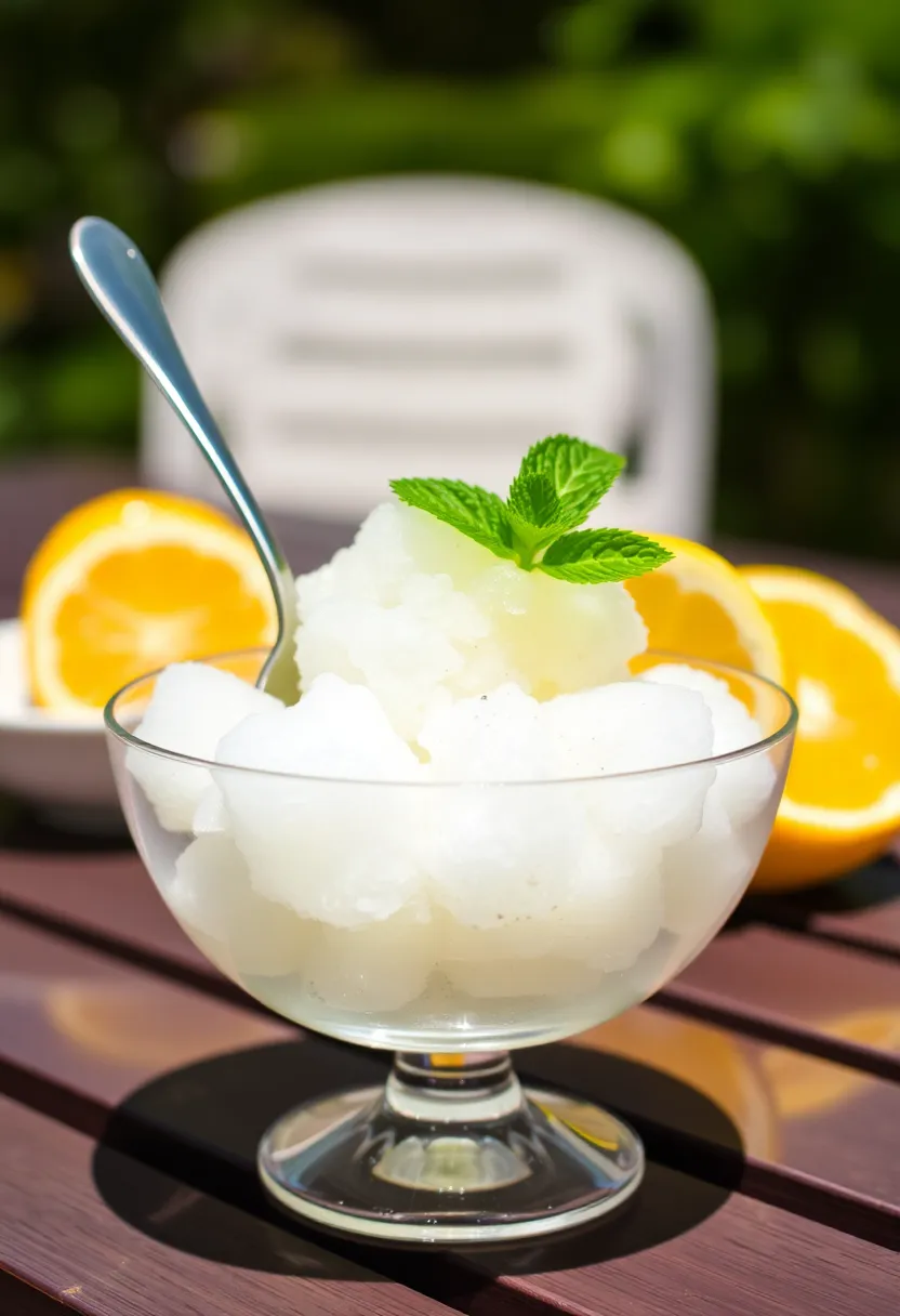 25 Refreshing Meyer Lemon Recipes Perfect for Summer (Wait Until You Taste #8!) - 21. Meyer Lemon Granita