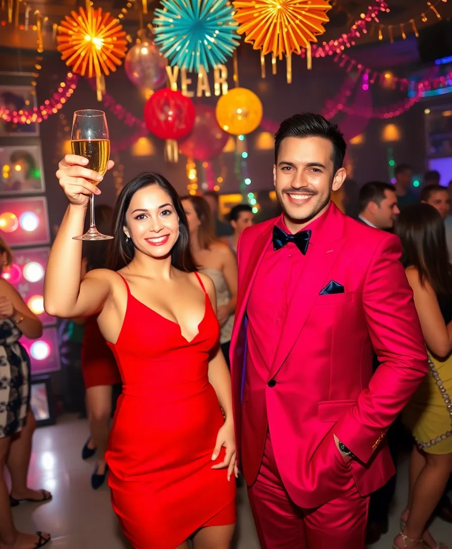 20 Luxe New Year’s Eve Outfits for Men and Women (You’ll Drool Over #3!) - 7. Bold Colors