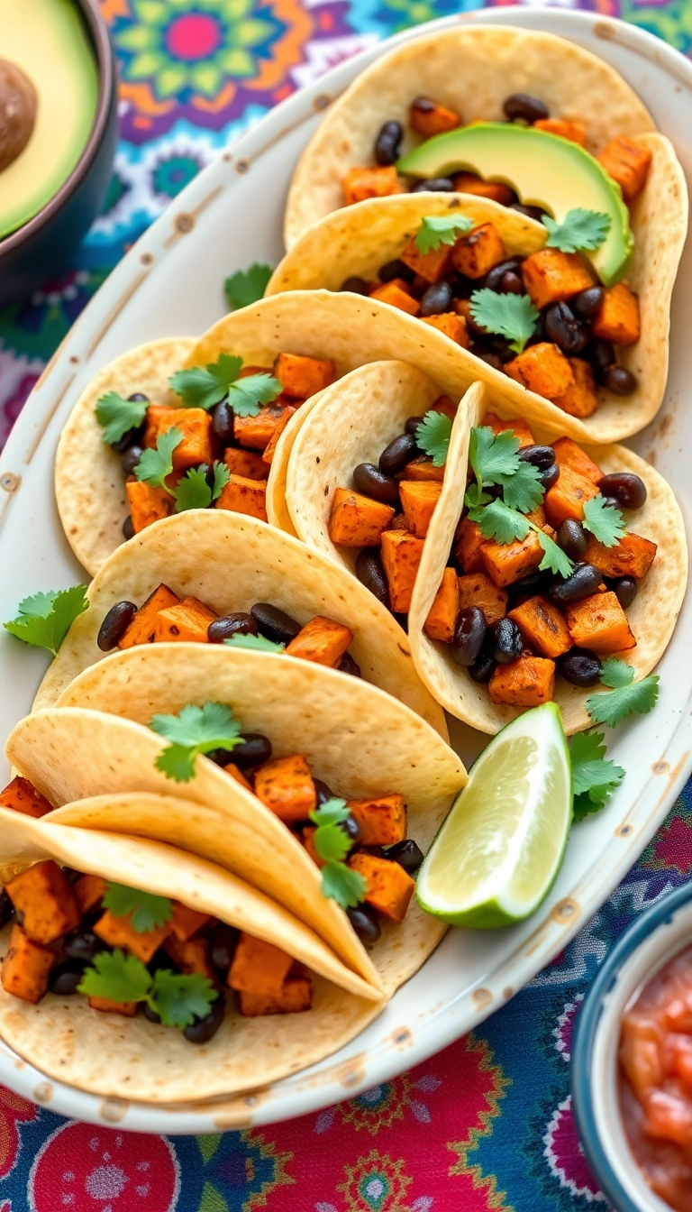 20 Cozy Winter Dinner Recipes That Will Warm Your Heart (You Won't Believe #5!) - 11. Sweet Potato and Black Bean Tacos