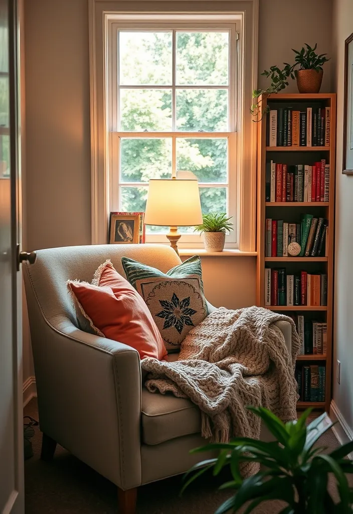 15 Relaxation Tips That'll Make You Say 'Ahh' (Don't Miss #6!) - 1. Create a Cozy Reading Nook