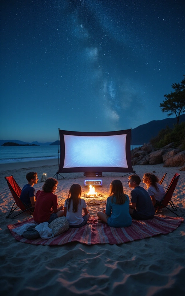 20 Unforgettable Beach Activities for Families to Enjoy This Summer! - 20. Beach Movie Night