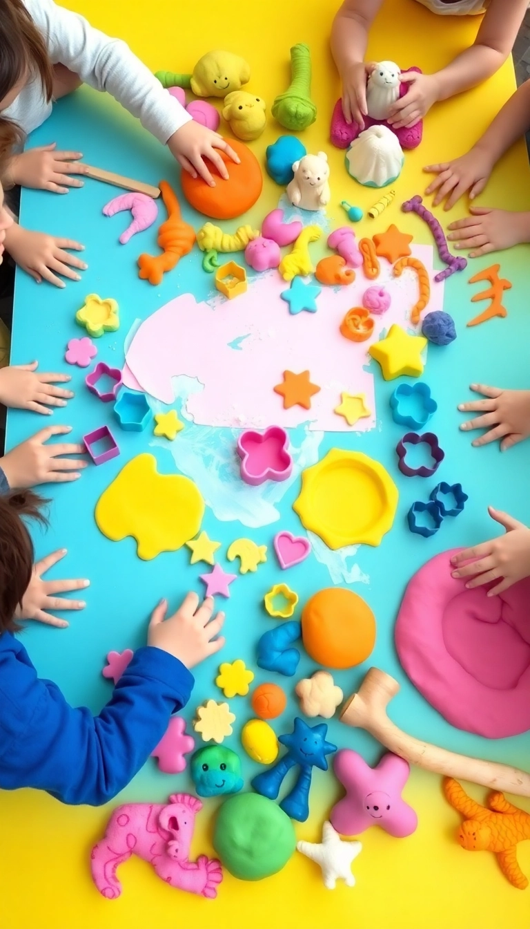 7 Easy Fine Motor Activities That Will Keep Your Kids Engaged (You Won't Believe #4!) - 2. Playdough Sculpting Station