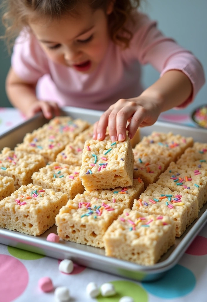 12 No-Bake 3-Ingredient Treats for Kids That Are an Absolute Must-Try! - 6. Rice Krispies Treats