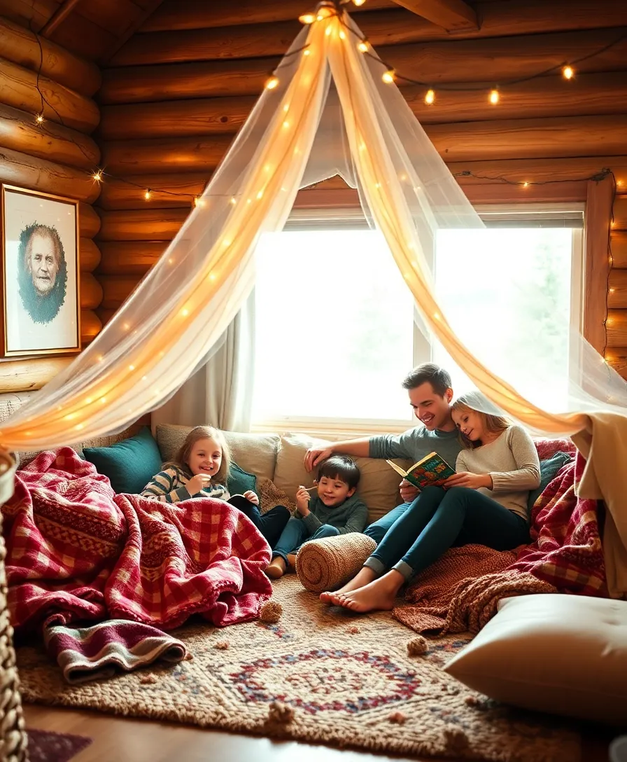 19 Fun Cabin Activities for Families That Will Bring You Closer Together (You’ll Love #13!) - 10. Building a Fort