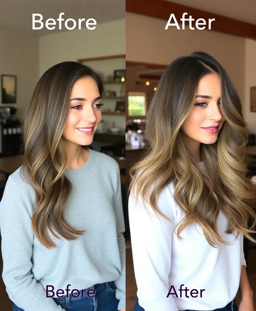 10 Stunning Hair Extensions Before and After Photos That’ll Leave You Speechless! - 8. Everyday Elegance: Quick Transformations