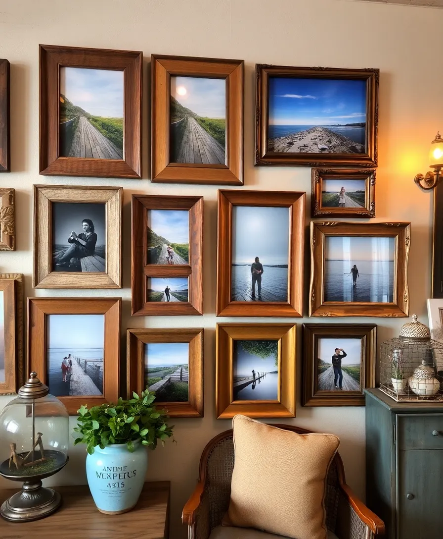 20 Upcycled Decor Ideas That'll Inspire Your Inner Vintage Lover! - 11. Reclaimed Wood Picture Frames