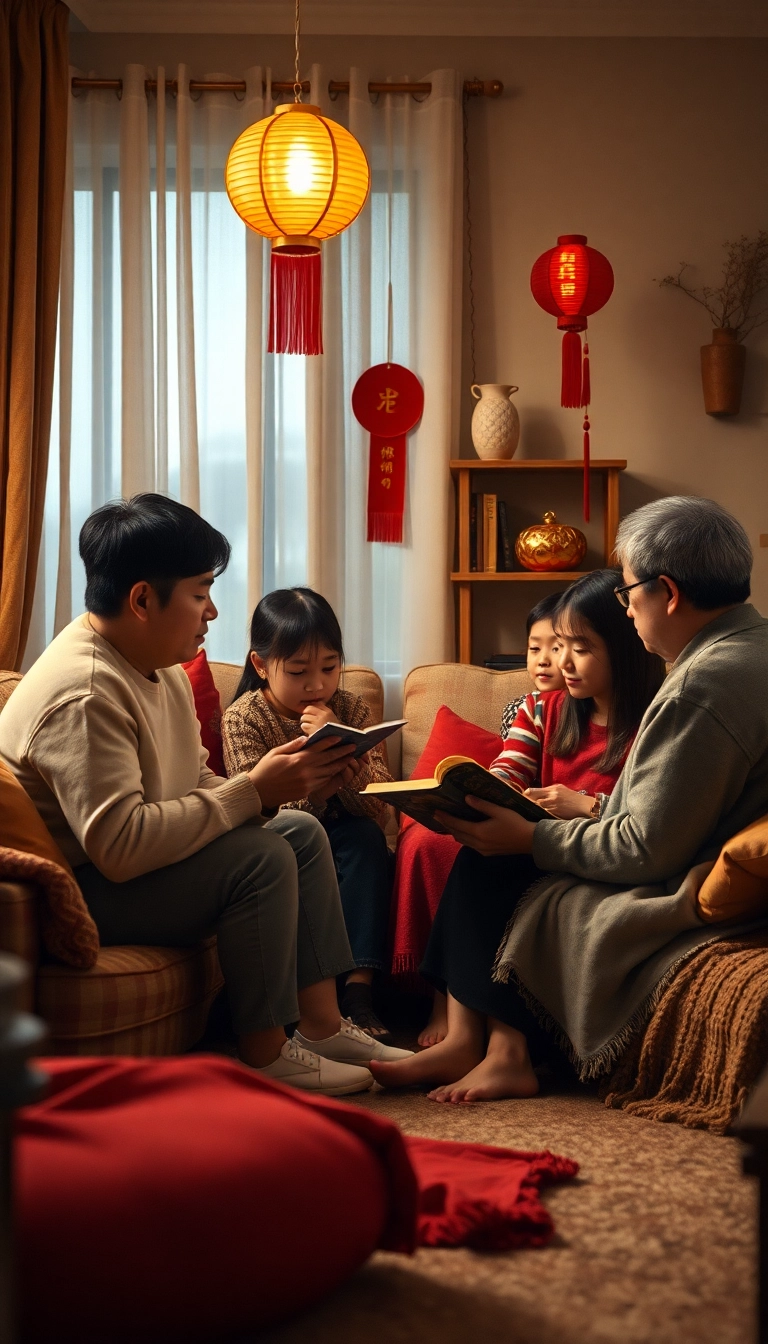 25 Fun Chinese New Year Activities for Families to Enjoy Together (Make Memories!) - 8. Storytelling Night