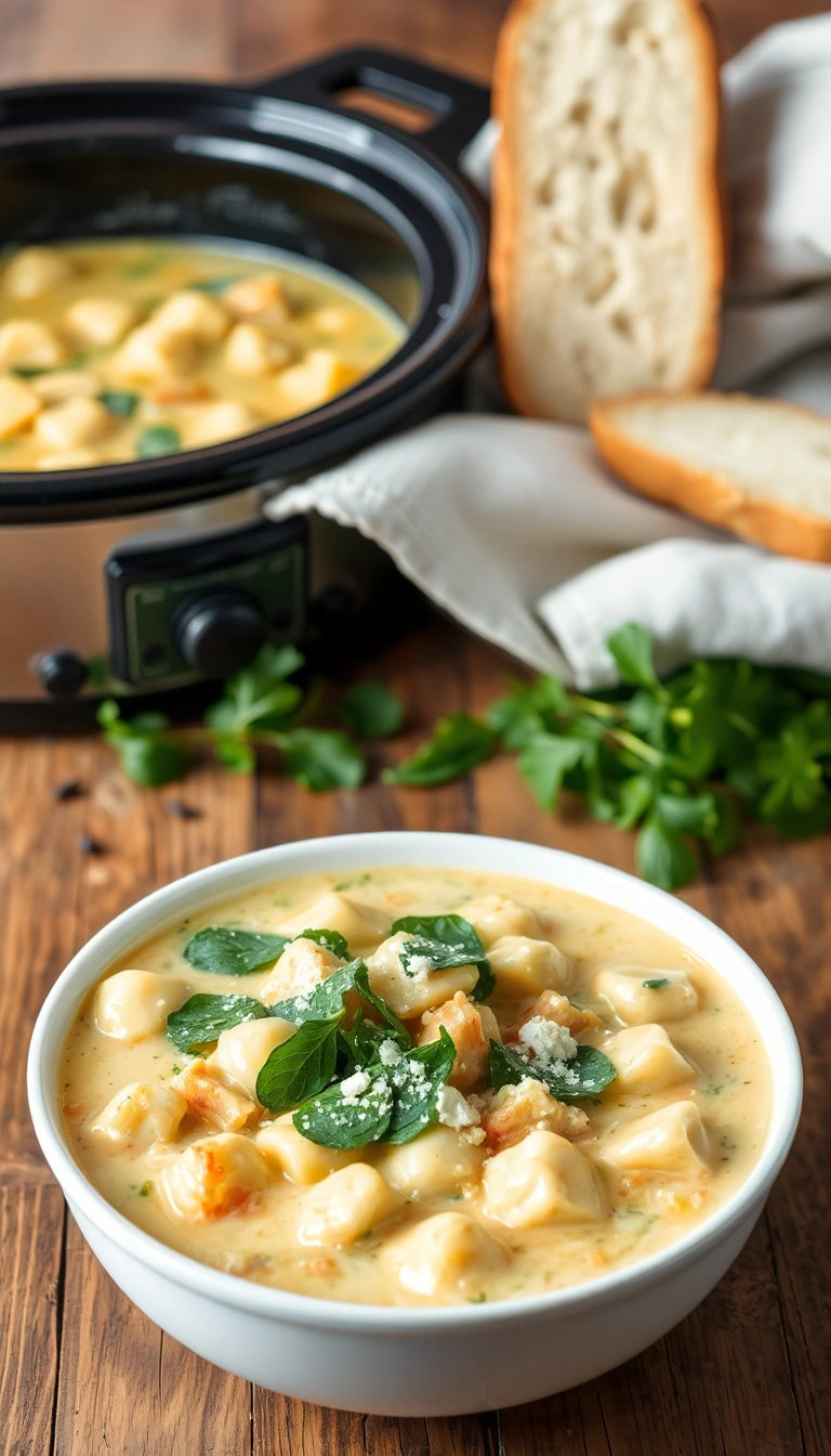 21 Chicken Gnocchi Soup Crockpot Ideas That Will Warm Your Soul! - 1. Classic Chicken Gnocchi Soup