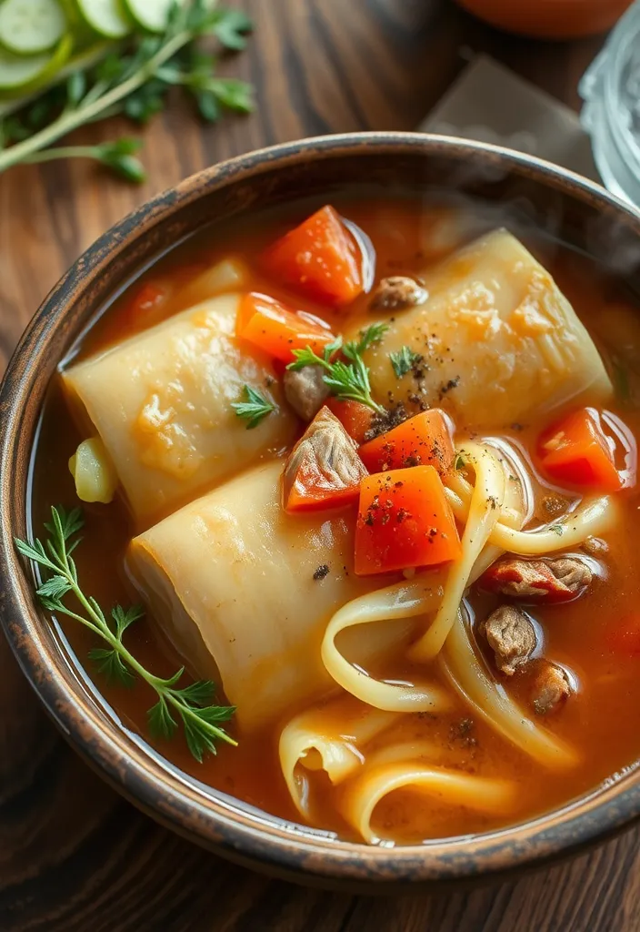 21 Quick and Healthy Meals You Can Make in Under 30 Minutes (Yum!) - 15. Cabbage Roll Soup