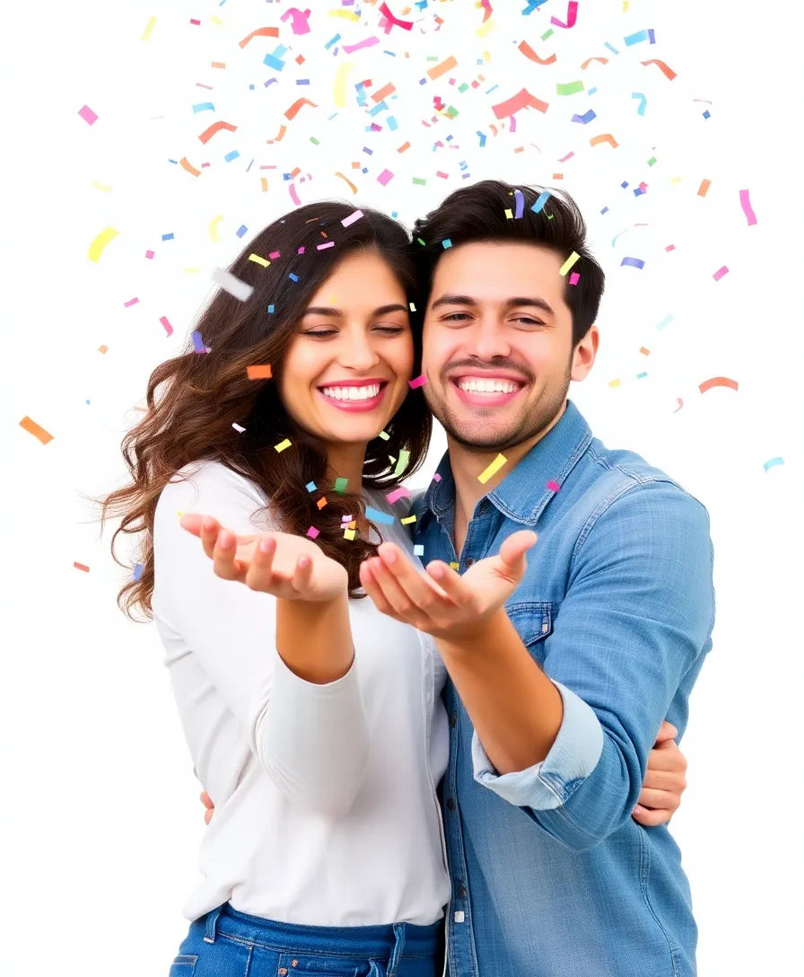 20 Unforgettable Valentine's Day Photo Shoot Ideas That Couples Will Adore (You’ll Love #12!) - 8. Fun with Confetti