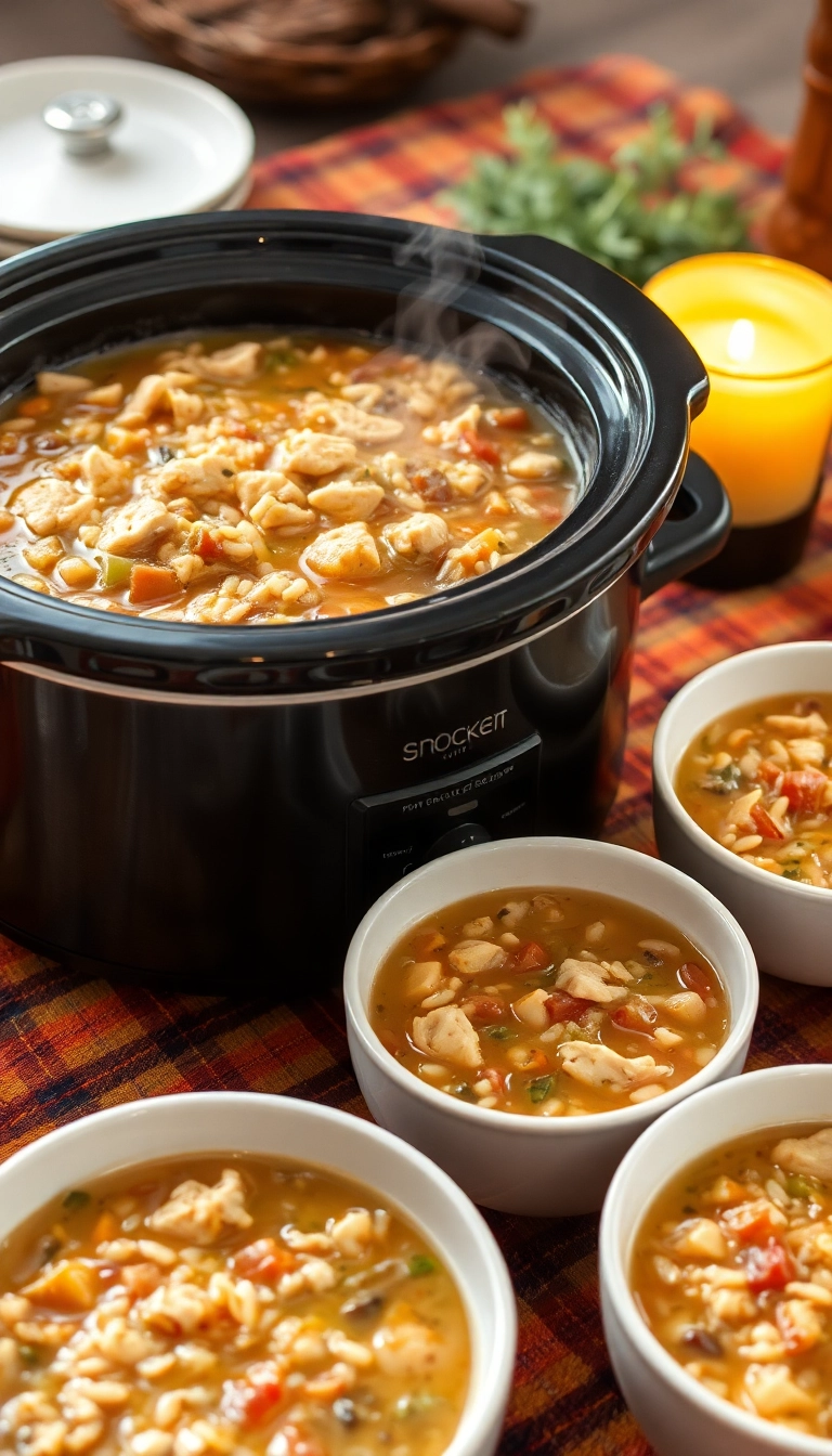 25 Chicken Wild Rice Soup Ideas That'll Warm Your Heart (You Won't Believe #10!) - 4. Slow Cooker Chicken Wild Rice Soup