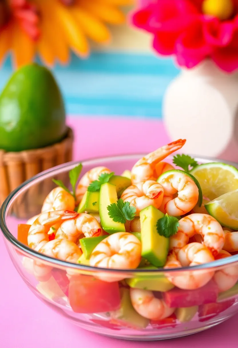 15 Quick & Easy Healthy Lunch Recipes That Will Make You Feel Amazing! - 12. Shrimp and Avocado Salad