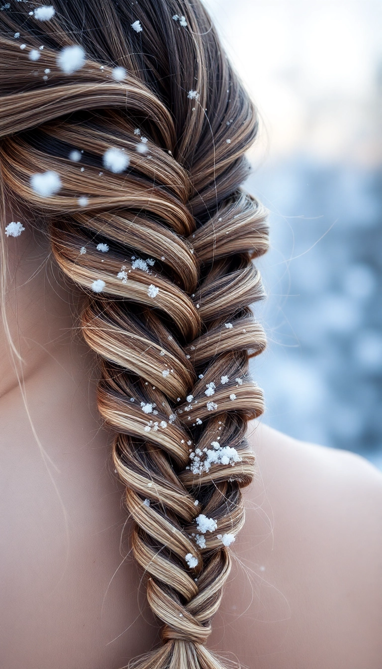 15 Cozy Winter Hair Looks That Will Keep You Warm and Stylish (You Won't Believe #9!) - 9. Fishtail Braid