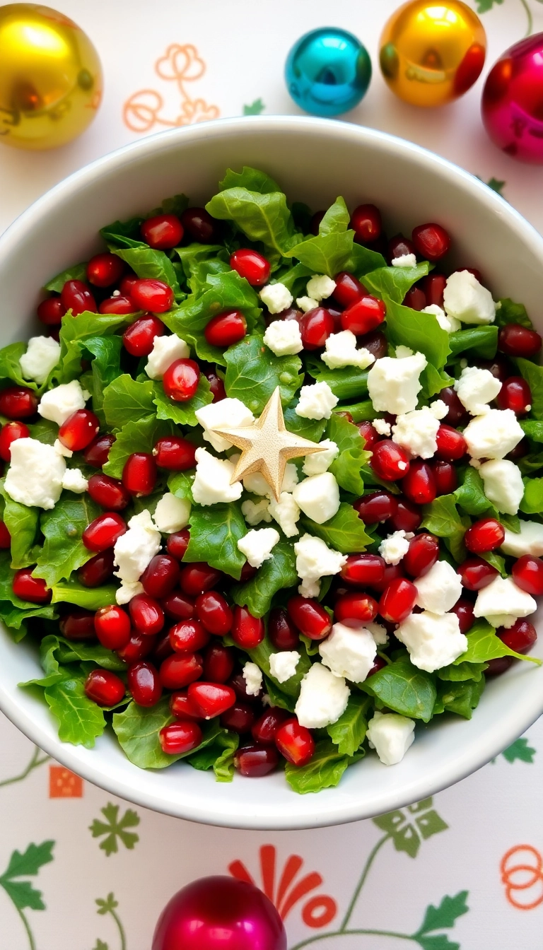 21 Christmas Party Food Ideas That Will Steal the Show (You Won't Believe #10!) - 3. Pomegranate and Feta Salad