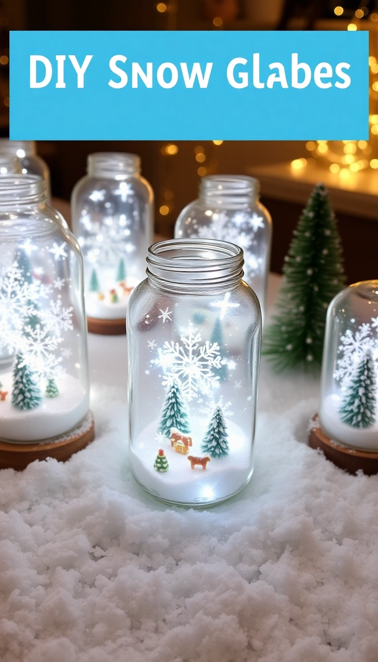 21 DIY Outdoor Christmas Decorations That'll Make Your Neighbors Jealous! - 16. DIY Snow Globe Decorations