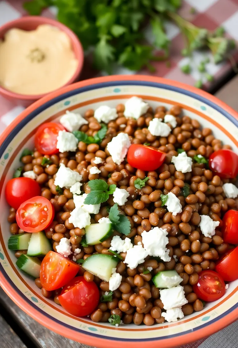 18 Fresh and Easy Healthy Salads That Will Keep You Fit (You’ll Want to Try #7!) - 11. Lentil & Feta Salad