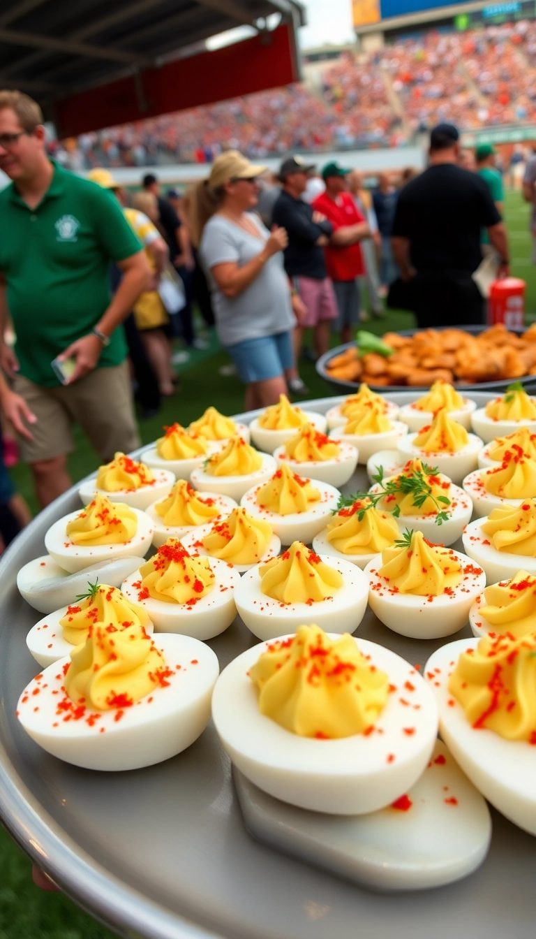 20 Tailgate Food Ideas That Make Game Day Unforgettable (You Won't Believe #7!) - 17. Deviled Eggs