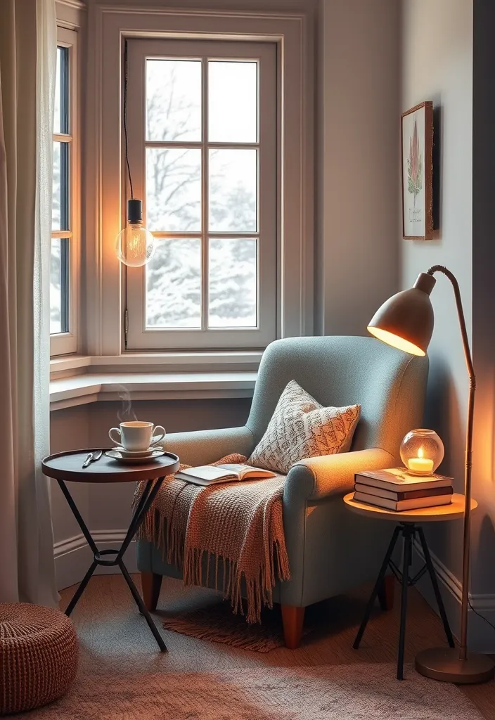 16 Cozy Holiday Home Styling Ideas to Embrace After Christmas! - 6. Cozy Reading Nooks