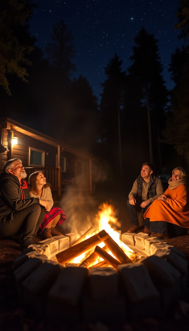 10 Unforgettable Christmas Experiences in Cozy Cabins in the Woods (Perfect for Family Trips!) - 8. Evening Stargazing