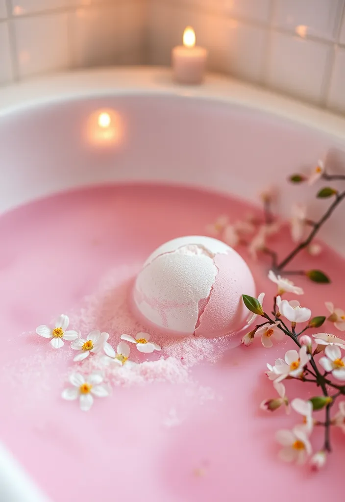 15 Irresistible Bath Bombs That Will Make You Fall in Love with Bath Time Again! - 14. Jasmine Blossom Bath Bomb