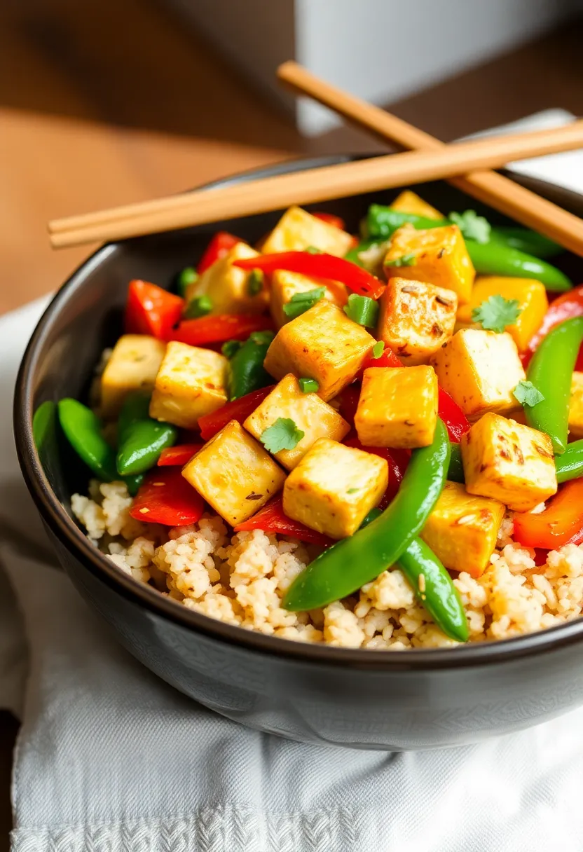 10 Muscle-Gain Recipe Ideas That’ll Fuel Your Fitness Journey - 10. Colorful Stir-Fry with Tofu