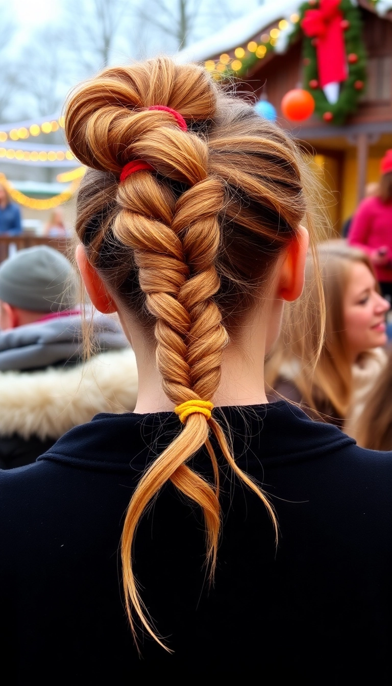 15 Cozy Winter Hair Looks That Will Keep You Warm and Stylish (You Won't Believe #9!) - 14. Bubble Ponytail