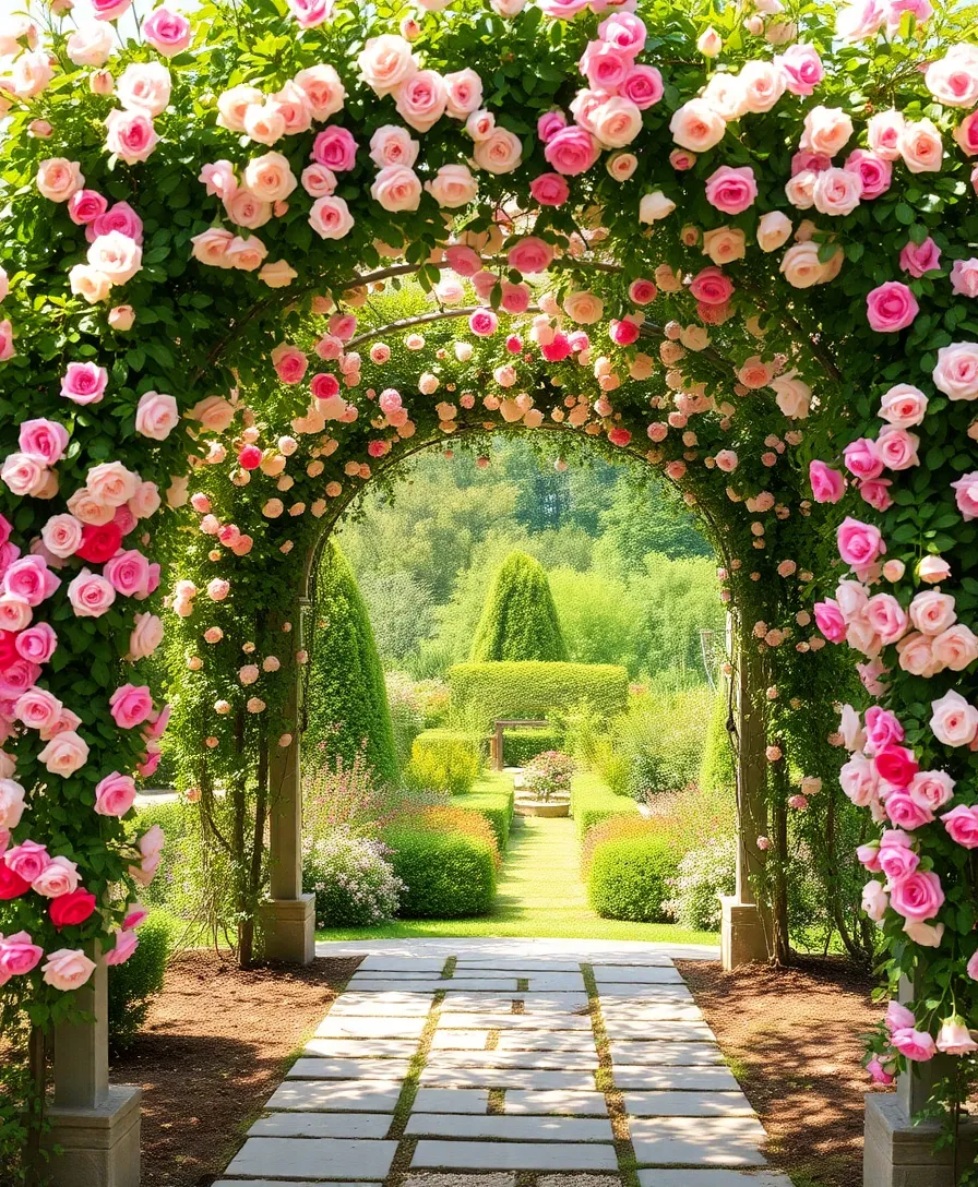 21 Inspiring Garden Design Ideas That'll Transform Any Space Into a Paradise! - 15. Garden Arbors: Create Enchanted Entrances