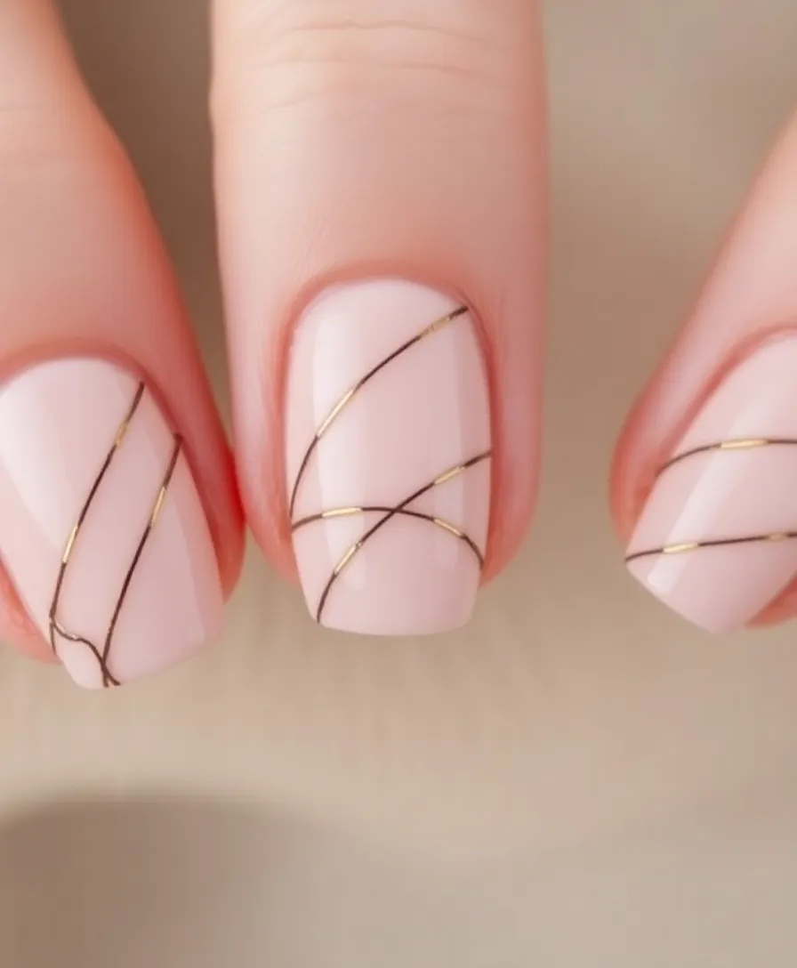 21 Gorgeous Summer Holiday Nail Ideas to Make Your Friends Jealous! - 19. Minimalist Lines