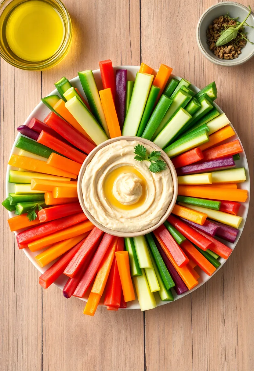 20 Self-Care Snack Recipe Ideas That Are So Delicious You Won't Want to Share! - 11. Hummus and Veggie Sticks