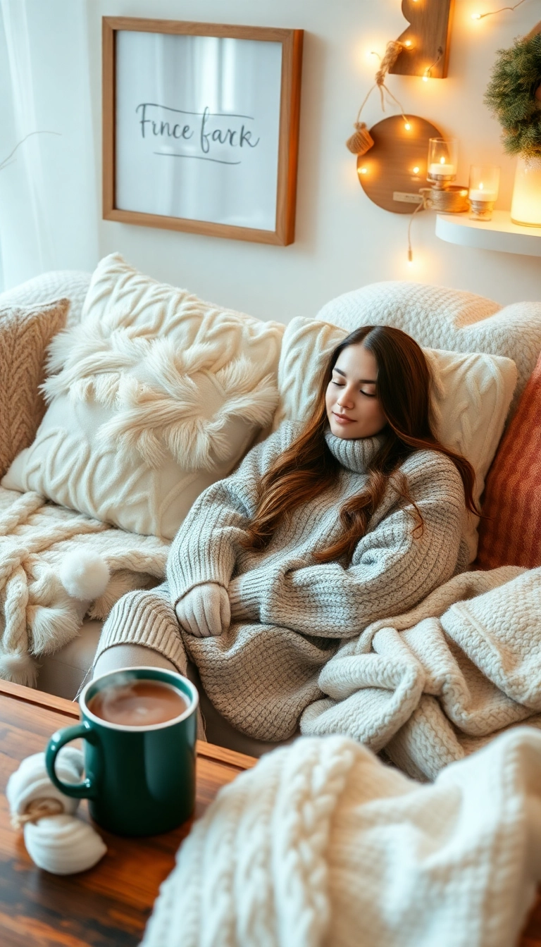 12 Cozy Winter Outfits That'll Make You Want to Snuggle Up All Season Long! - Hot Cocoa and Comfy Socks