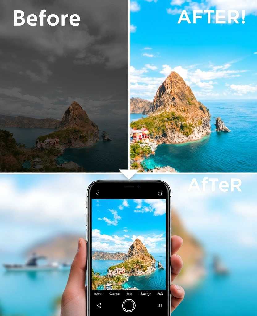 12 Mind-Blowing Tips to Take Stunning Travel Photos (Using Only Your Phone!) - 9. Enhance Your Photos with Editing Apps