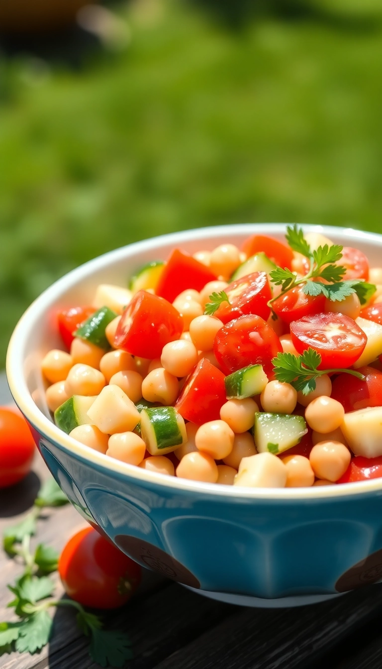 18 Healthy Dinner Recipes for Weight Loss That Taste Incredible! - 9. Mediterranean Chickpea Salad