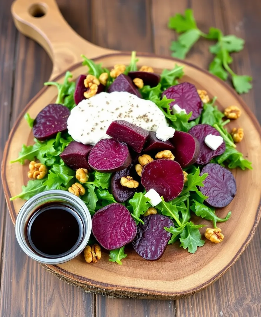 18 Mouthwatering Healthy Salads That'll Make You Forget All About Pizza (#6 Is a Must-Try!) - 5. Roasted Beet and Goat Cheese Salad