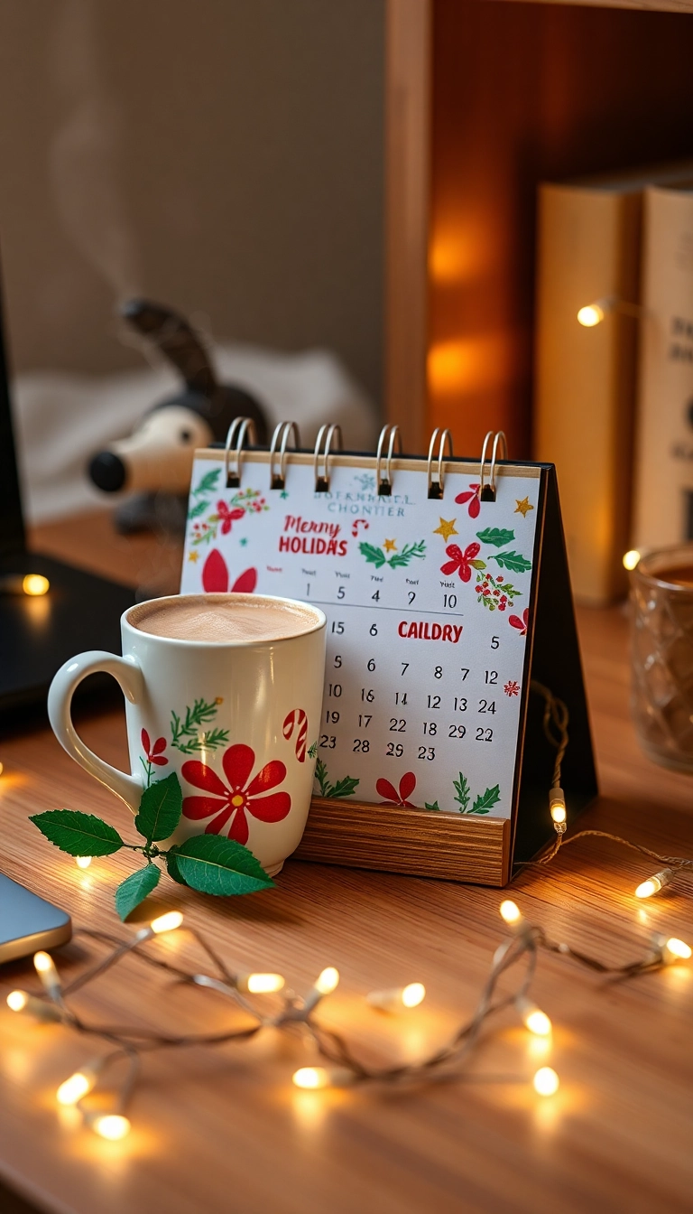 21 Christmas Desk Decorations That'll Transform Your Workspace into a Winter Wonderland! - Festive Desk Calendar