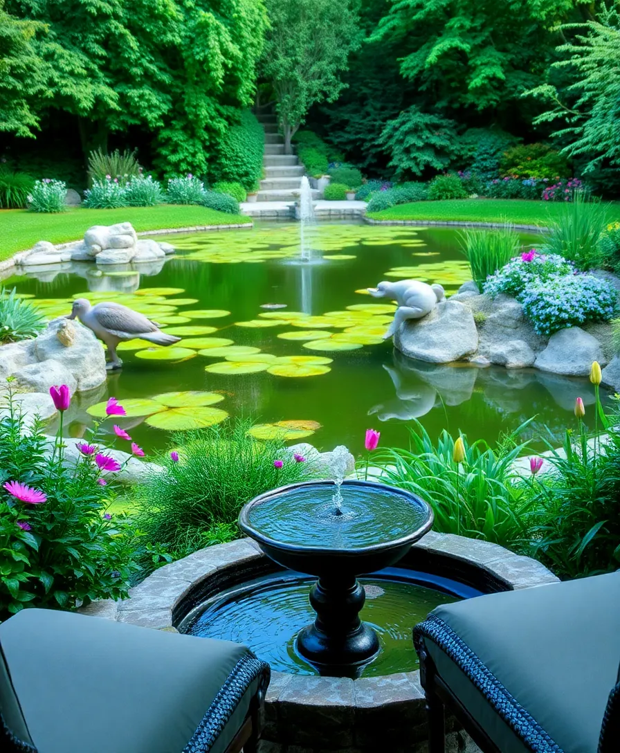 21 Inspiring Garden Design Ideas That'll Transform Any Space Into a Paradise! - 9. Water Features: The Sound of Serenity